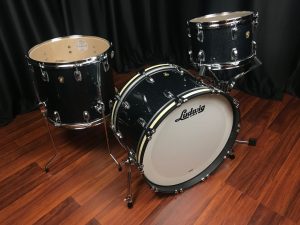 Ludwig drums sets USA Classic Maple Stingray II Black Sparkle 12x22, 8x12, 14x16 w/ Vintage Marine LUDCMSRIIBLKSPKLVMP