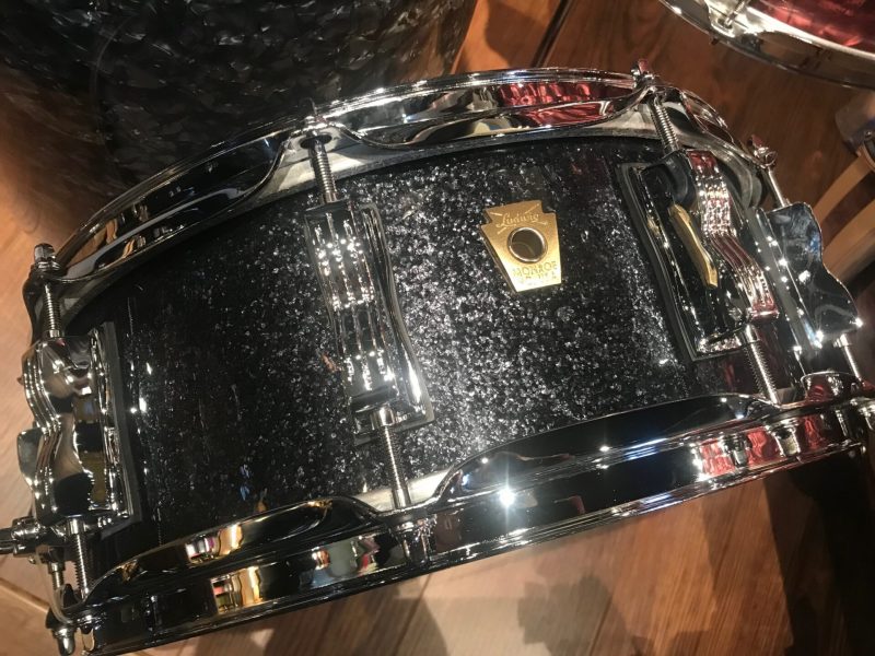 Ludwig Drums Classic Maple USA 5x14 Black Sparkle Snare Drum