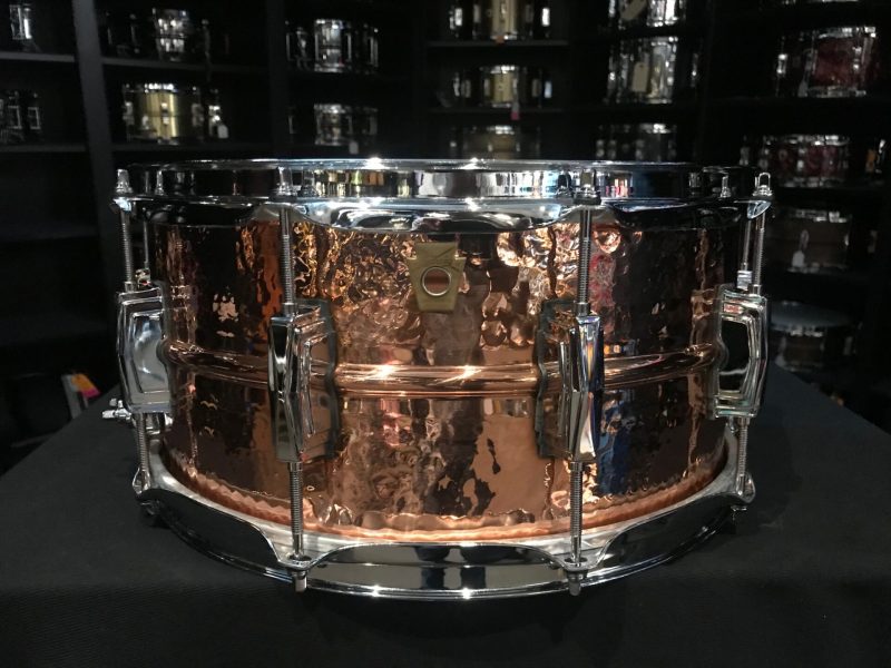 Ludwig USA Drums LC662K Copper Phonic Hammered Polished 6.5x14 Snare Drum