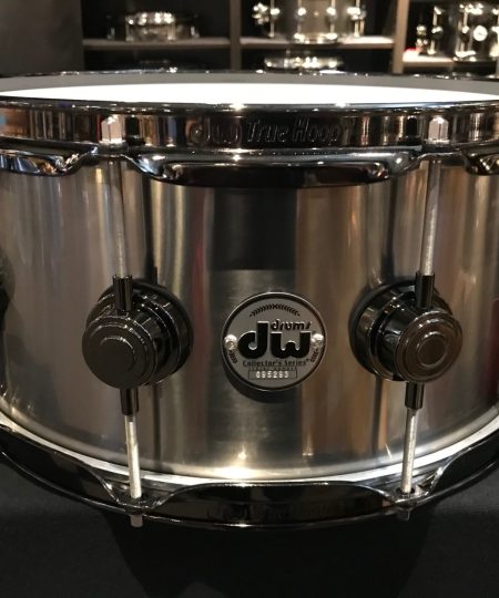 DW Drums Collector's Titanium 6.5x14 Black Ti Drum Workshop Snare Drum