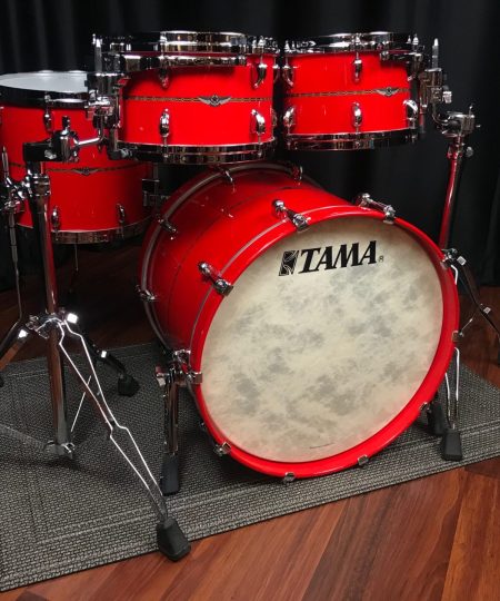 Tama Drums Star Bubinga Solid Candy Red 10, 12, 14, 20 Kit