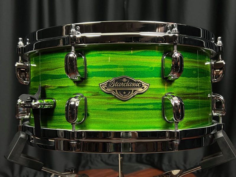 Tama drums Starclassic Walnut / Birch 6×13 snare drum Lacquer Shamrock Oyster WBSS136 LSO