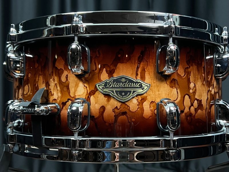Tama drums Starclassic Walnut / Birch 6.5×14 snare drum Molten Brown Burst WBSS65 MBR