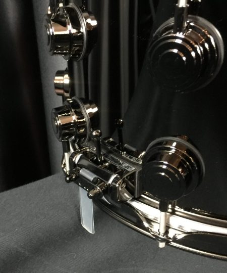 Alternative view of DW Drums Collector's Series 8×14 Black Nickel Over Brass Snare Drum with Black Nickel Hardware