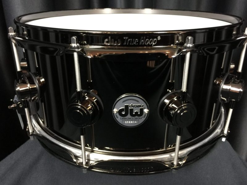 DW Collector's 6.5×14 Black Nickel Brass Snare with Black Nickel Hardware