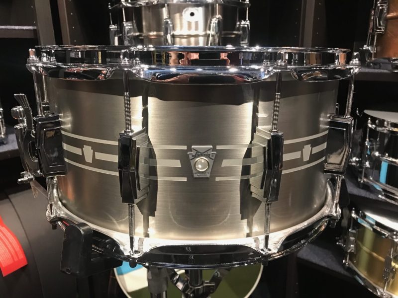 Ludwig Drums USA Heirloom Stainless Steel Laser Etched 7x14 Snare Drum LSTLS0714