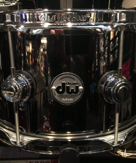 Alternative view of DW Drums 7×13 in. Collector's Snare Black Nickel Over Brass With Chrome Hardware