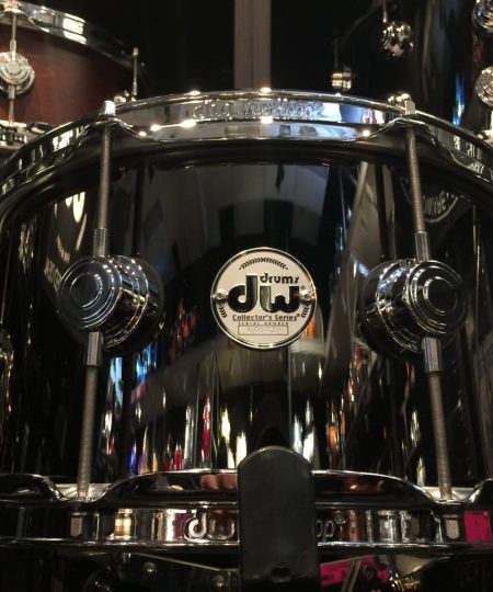 DW Drums 7×13 in. Collector's Snare Black Nickel Over Brass With Chrome Hardware