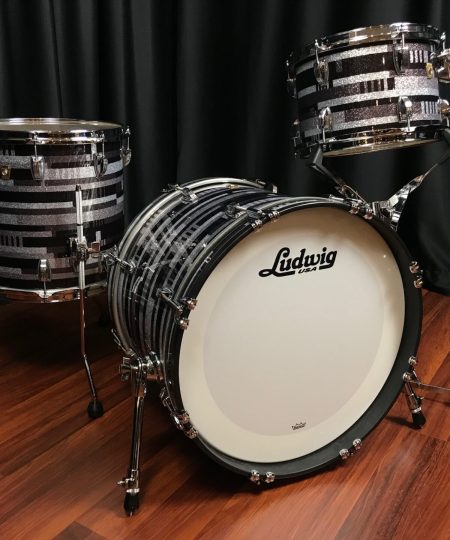 Ludwig Classic Maple Digital Sparkle Downbeat 12, 14, 20 kit