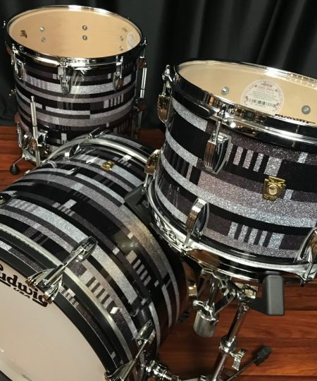 Alternative view of Ludwig Classic Maple Digital Sparkle Downbeat 12, 14, 20 kit