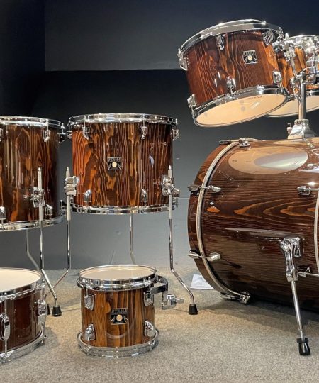 Alternative view of TAMA Superstar Classic Maple Exotic Gloss Java Lacebark Pine CL72S PGJP 7pc Kit