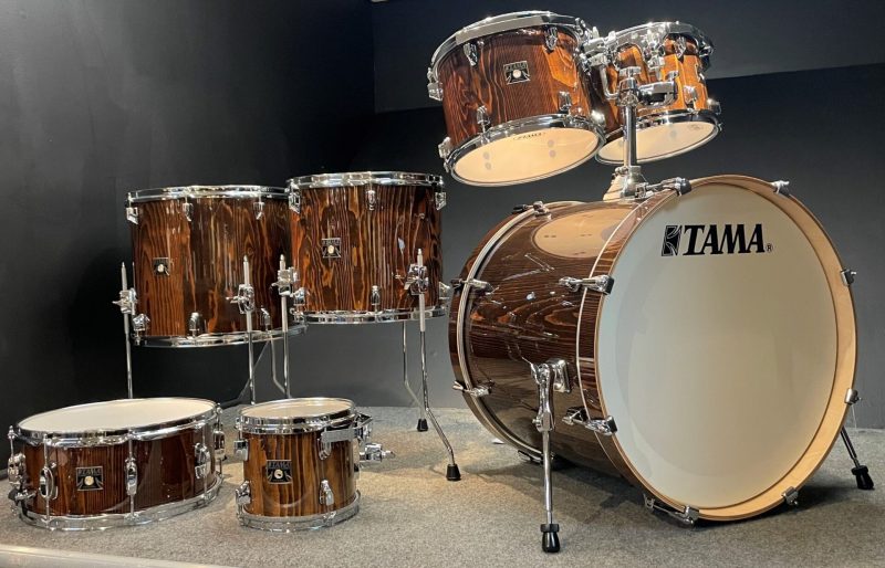 TAMA Superstar Classic Maple Exotic Gloss Java Lacebark Pine CL72S PGJP 7pc Kit