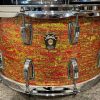 Ludwig Classic Maple 8x14 Snare Drum Rare Citrus Mod Glass Used