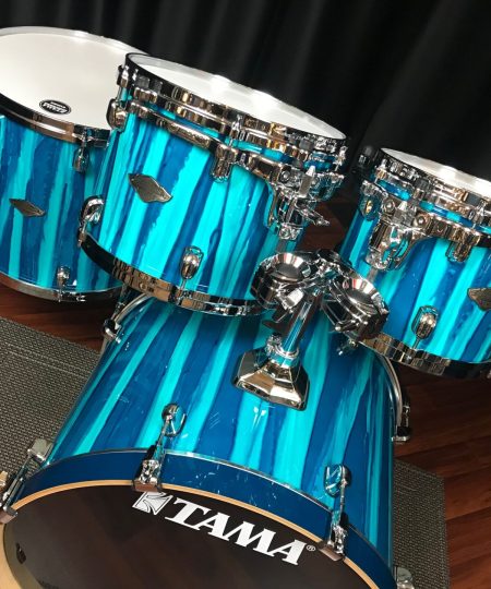 Alternative view of Tama Starclassic Performer Sky Blue Aurora 4pc Maple / Birch kit
