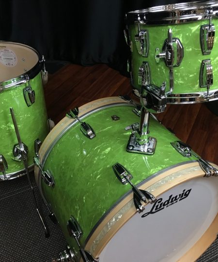Ludwig USA Classic Maple Emerald Pearl With VMP Inlays 12, 14, 20 Kit