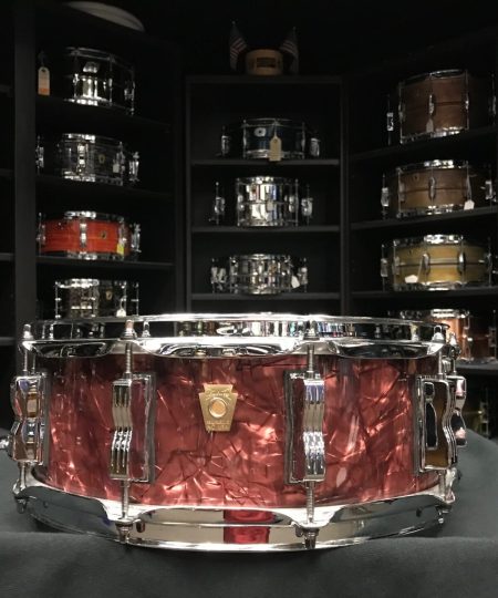Ludwig Drums Classic Maple USA 5×14 Ltd. Burgundy Pearl Snare Drum