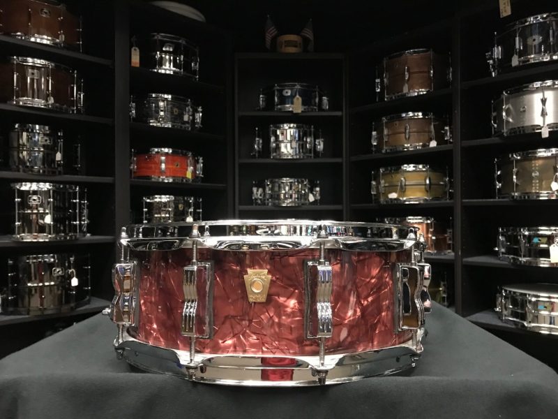Ludwig Drums Classic Maple USA 5×14 Ltd. Burgundy Pearl Snare Drum