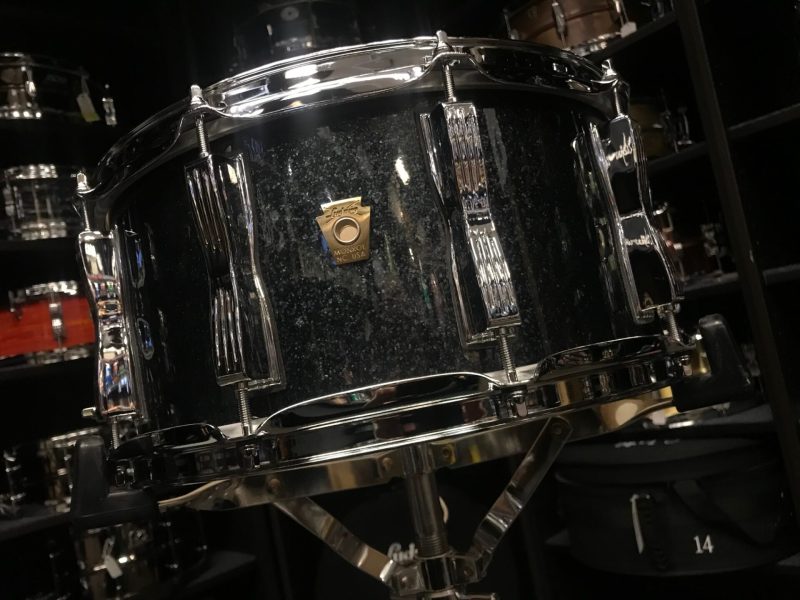 Ludwig Drums Classic Maple USA 6.5×14 Black Sparkle Snare Drum