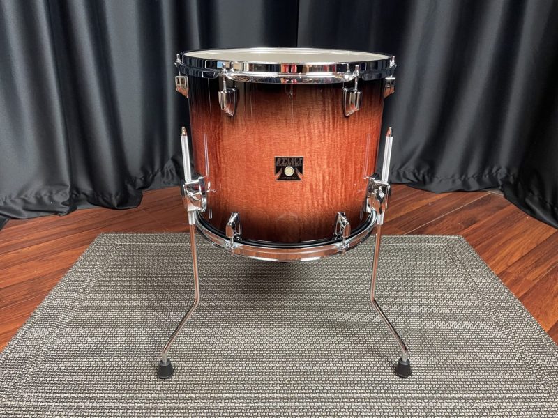 Tama Drums Mahogany Burst Superstar Classic Maple 14 in. Floor Tom CLF14AMHB