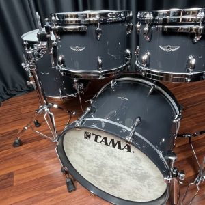 TAMA Drums Star Walnut Smoky Black 10, 12, 14, 18 4pc Drum Set TAMASTARW4PSKB