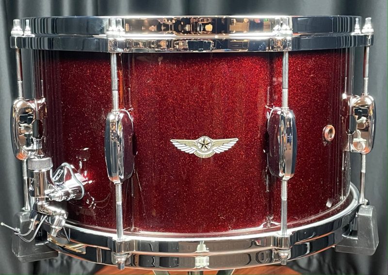 Tama Drums Star Maple 8x14 Dark Burgundy Metallic Snare Drum TMS148DBM