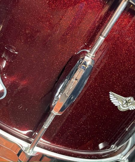 Alternative view of Tama Drums Star Maple 8x14 Dark Burgundy Metallic Snare Drum TMS148DBM