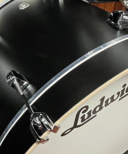 Alternative view of Ludwig USA NeuSonic Downbeat 3pc Cherry / Maple Kit Black Velvet 12, 14, 20 Set