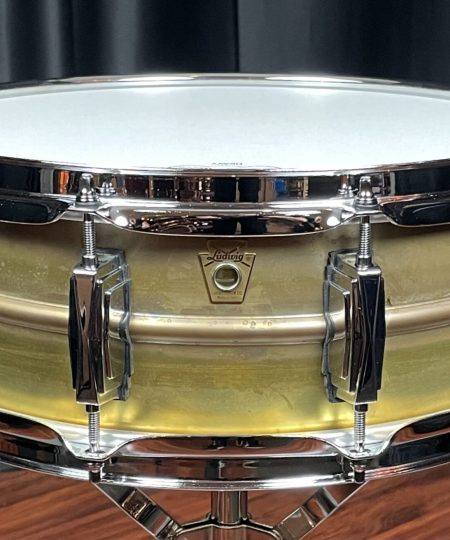 Ludwig 5x14 in. Raw Brass Supraphonic Snare Drum LB454R