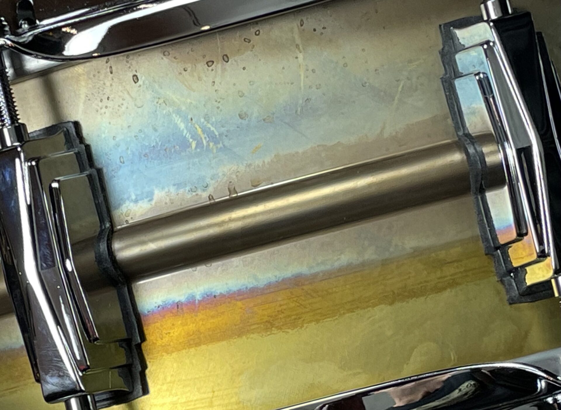 Ludwig 5x14 in. Raw Brass Supraphonic Snare Drum LB454R - Image 7