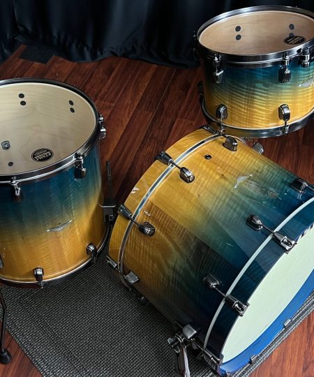 Tama Drums Starclassic Maple Exotic 12 16 22 Ocean Blue Fade Movingui Kit