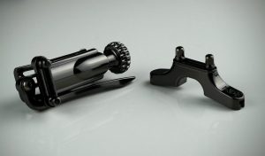 New INDe SB1U BK Black Nickel Universal Snare Drum Strainer and Butt