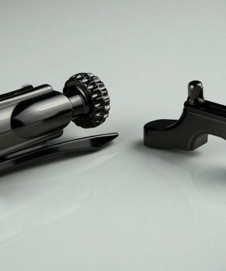 New INDe SB1U BK Black Nickel Universal Snare Drum Strainer and Butt