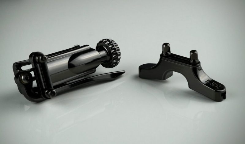 New INDe SB1U BK Black Nickel Universal Snare Drum Strainer and Butt