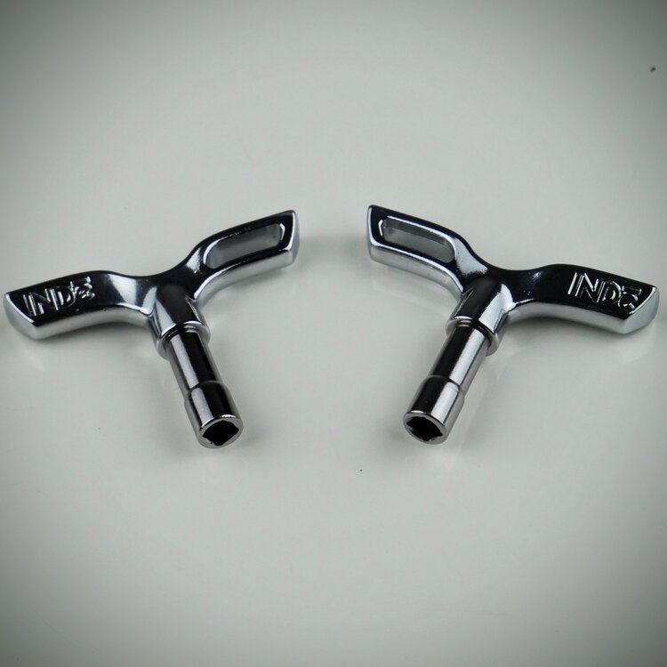 Independent Drum Lab Drum Key 2-Pack Chrome INDe