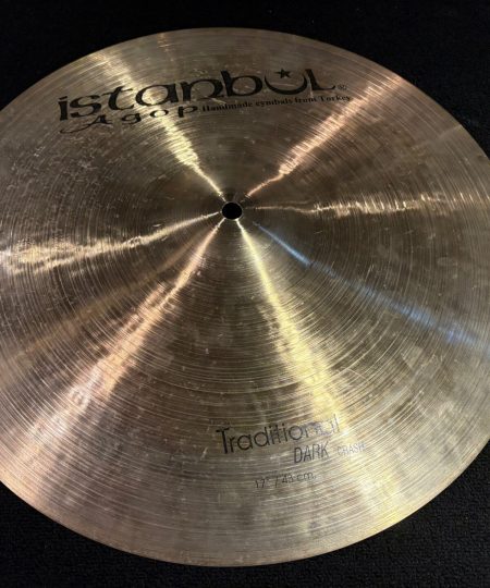 Istanbul Used Agop 17 in. Traditional Dark Crash Cymbal 1188g