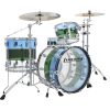 Ludwig 50th Anniversary Vistalite Blue Green Clear Fab 13, 16, 22 Kit L944233LXE2WC