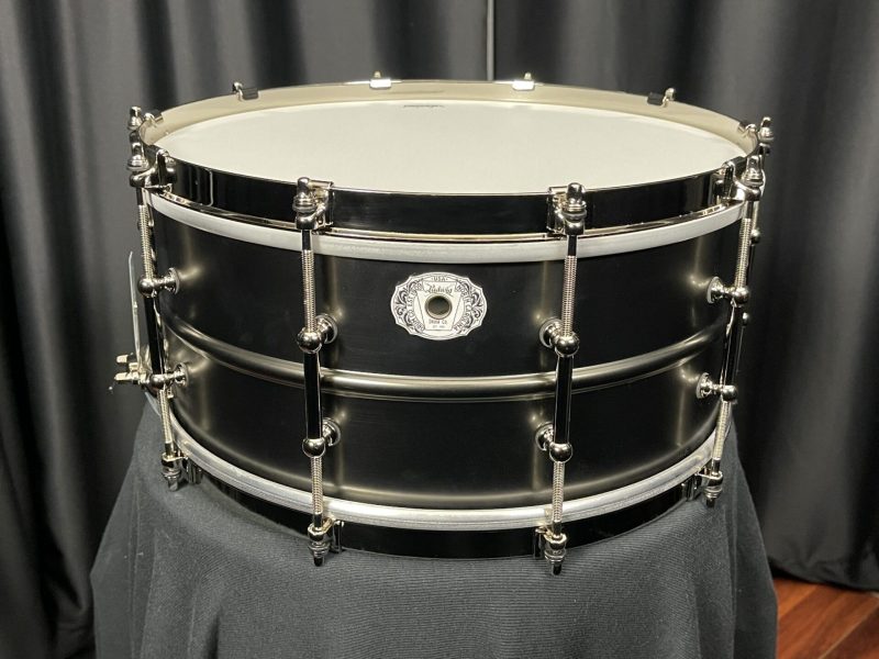 Ludwig Limited Satin Deluxe Black Beauty Snare Drum 6.5x14
