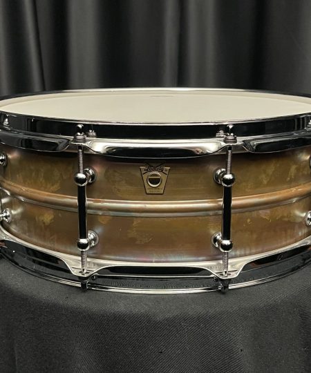 Ludwig USA Raw Bronze Phonic 5x14 Snare Drum With Tube Lugs