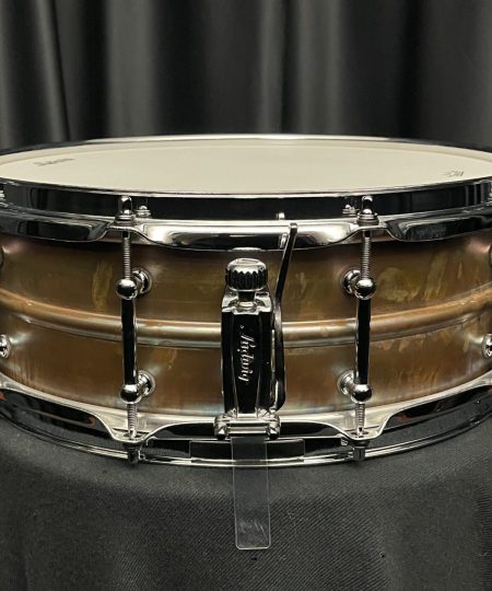 Alternative view of Ludwig USA Raw Bronze Phonic 5x14 Snare Drum With Tube Lugs