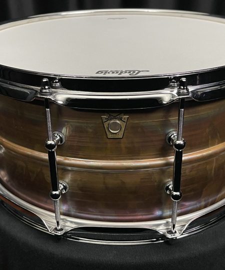 Ludwig USA Raw Bronze Phonic 6.5×14 Snare Drum With Tube Lugs