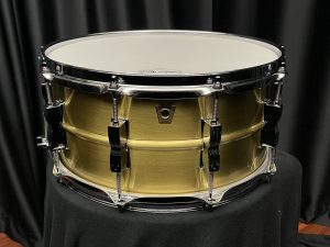 Ludwig Acro 6.5 x 14 in. Brushed Brass USA Snare Drum LB654B