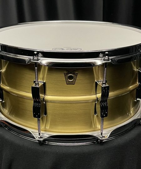 Ludwig Acro 6.5 x 14 in. Brushed Brass USA Snare Drum LB654B