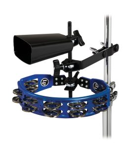 Latin Percussion LP160NY-K Cyclops Tambourine with City Cowbell and Mount Pack