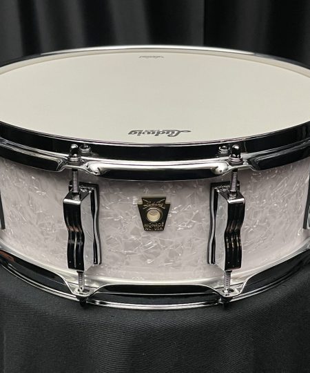 Ludwig Drums Classic Maple USA 5×14 White Marine Pearl Snare Drum