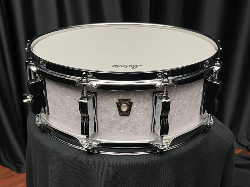 Ludwig Drums Classic Maple USA 5×14 White Marine Pearl Snare Drum