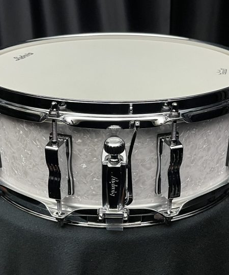 Alternative view of Ludwig Drums Classic Maple USA 5×14 White Marine Pearl Snare Drum