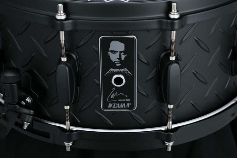 TAMA Drums Lars Ulrich Signature Metallica Black Album 30th Anniversary Snare Drum