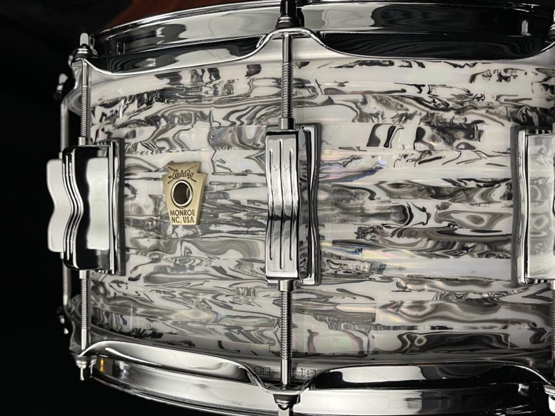 Ludwig Drums Classic Maple USA 6.5×14 White Abalone Snare Drum