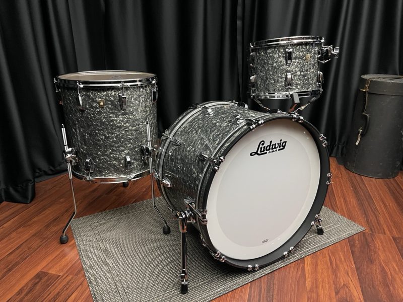 Ludwig Drums Sets USA Classic Maple Black Pearl Fab 13, 16, 22 Kit