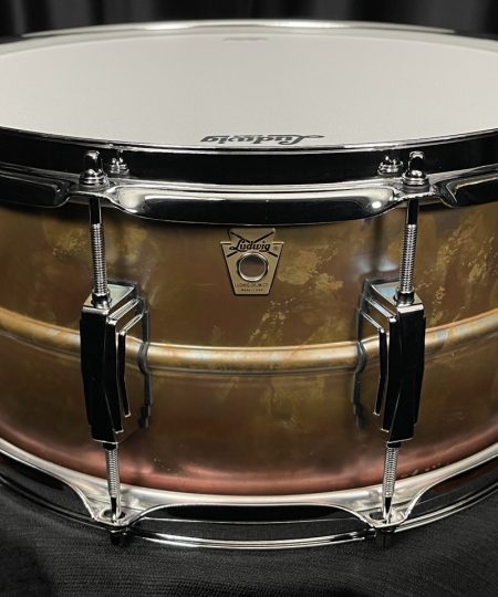 Ludwig USA Raw Bronze Phonic 6.5×14 Snare Drum With Imperial Lugs